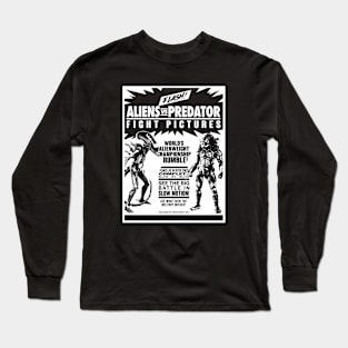 ALIENS vs. PREDATOR : Fight poster 3.0 Long Sleeve T-Shirt